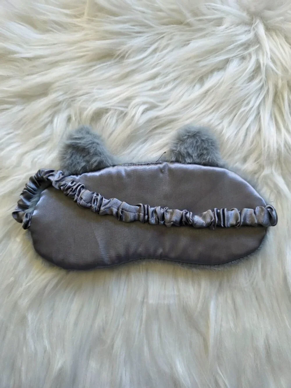 Gray Cat Sleep Mask